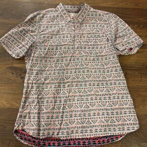 Chubbies Shirt Mens XXL Hawaiian Polo Reverse Print Short Sleeve